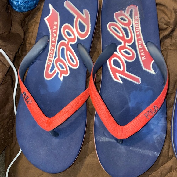 Mens polo flip flops size 11/12 $20 both - Picture 5 of 7